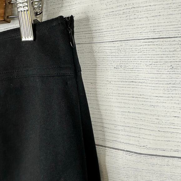 Dana Buchman Womens size 8 Pencil Skirt Black New With Slit 3449297 - Picture 6 of 10